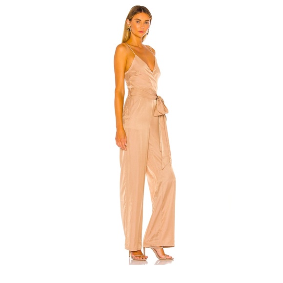 NWT Nude / Tan Lowcut Jumpsuit  XS - Picture 1 of 4